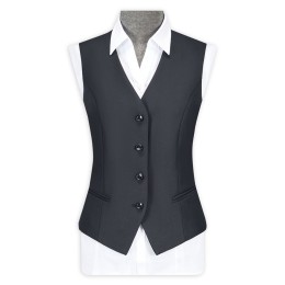 Customized Slim Women's Vest Professional Dress Manager Suit Vest Comfortable Women's Suit Garment Factory 70%polyester 30%Rayon Double Line Pockets No Adjustment Buckle Single Row Four Button Women's Suit WJ1002 410grams SKLS076 Customized Slim Women's Vest Professional Dress Manager Suit Vest Comfortable Women's Suit Garment Factory 70%polyester 30%Rayon Double Line Pockets No Adjustment Buckle Single Row Four Button Women's Suit WJ1002 410grams SKLS076